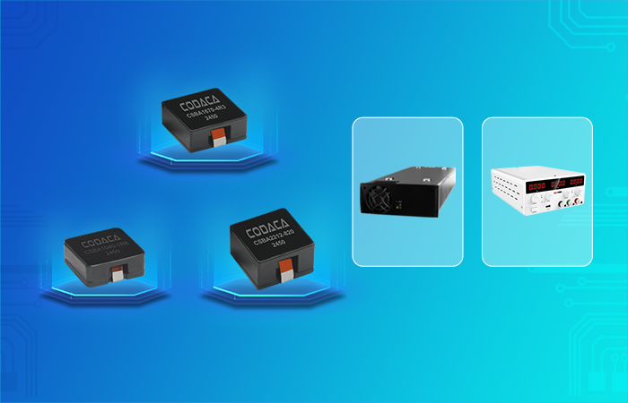 compact high current power inductor CSBA series